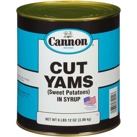 CANNON Cannon Extra Standard Cut Low Sodium Yams 108 oz., PK6 204OL603060070